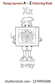 Coloring Book Xray Stock Vector (Royalty Free) 1274905408 | Shutterstock