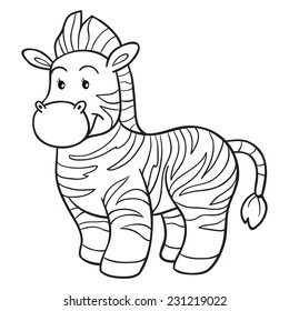 Coloring book (zebra)