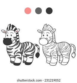 Coloring book (zebra)