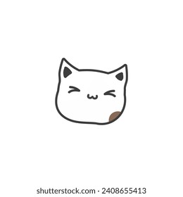 coloring books cute kitten heads cute