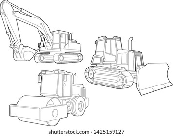 Coloring Books Heavy Equipment Series page 2