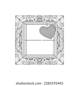 The coloring book's open window illustration is perfect for those who enjoy adding their own creative touch to coloring pages.