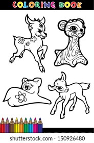 Set Of Reindeer Antlers Page Coloring Pages Pet Inuit Color