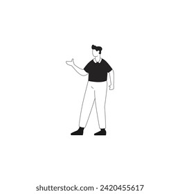 coloring books standing person poses person
