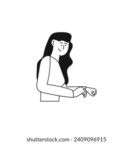 coloring books vector person poses illustration