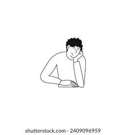 coloring books vector person poses illustration