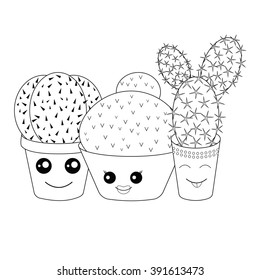 Kawaii Cactus High Res Stock Images Shutterstock