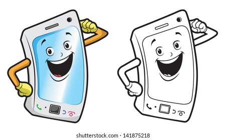 coloring cell phone