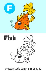 Coloring For Children - Fish