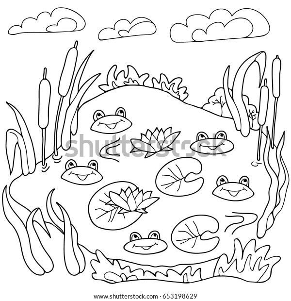 Swamp Coloring Page