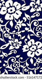 coloring for children with whimsical floral pattern, or black and white decorative background. vector Seamless