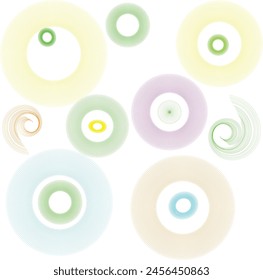 coloring circles designd by adobe