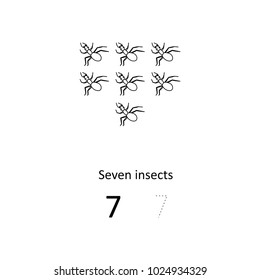 coloring, counting and writing number for kids