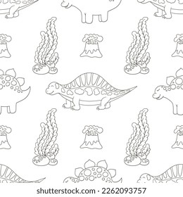 Colores lindos de dinosaurios sin fisuras
