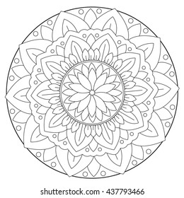 Colores de hoja de flores Mandala