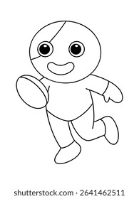 coloring football vibrant play design
