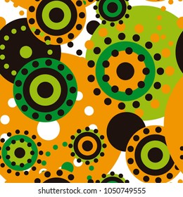 Coloring funny dot in pattern texture.