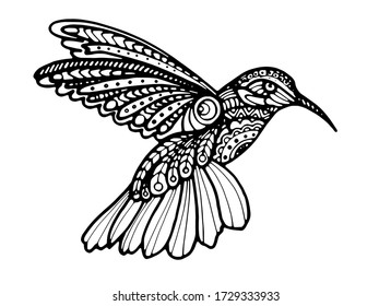 Line Art Design Phoenix Bird T Stock Vector (Royalty Free) 603514709 ...