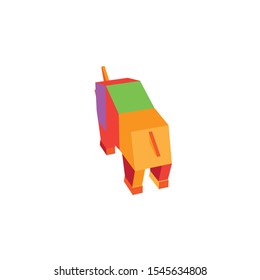 coloring icon illustration of rhinoceros