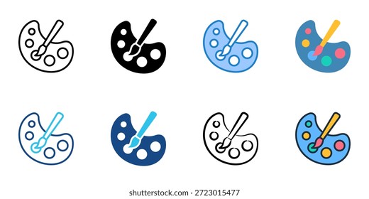 Los iconos para colorear establecen la colección de varios estilos. Trazo editable 

