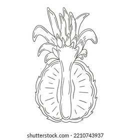 Coloring Illustration in hand drawn style. Children's drawings