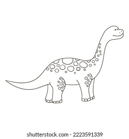 Coloring Illustration in hand drawn style. Children's drawings for your design