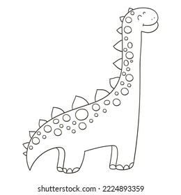Coloring Illustration in hand drawn style. Children's drawings for your design