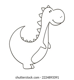 Coloring Illustration in hand drawn style. Children's drawings for your design