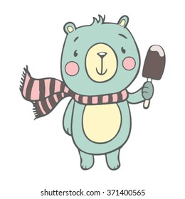 Coloring for kids. Bear.