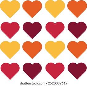 Colorear la ilustración del amor Vector EPS 