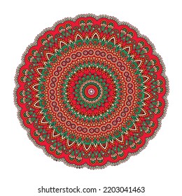 Farbvorlage für mandala-Kunstdesign
