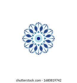 Coloring mandala backgroung. Oriental pattern, vector illustration.