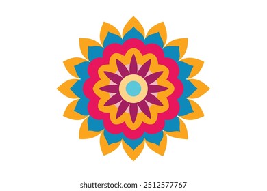 Coloring Mandala for Book Illustration Creative Escape from Stress (4)