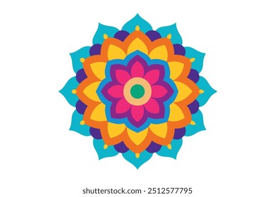 Mandala para colorir para padrões de ilustração de livro para a paz criativa (2)