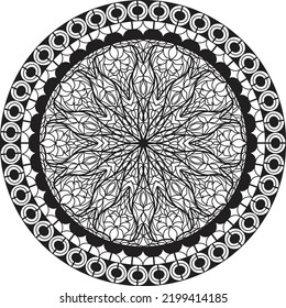 coloring mandala meditation relaxation art