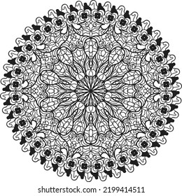 coloring mandala meditation relaxation art