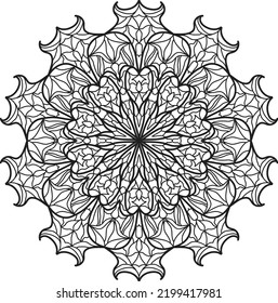 coloring mandala meditation relaxation art