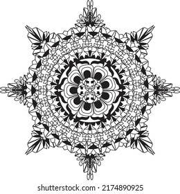 farbige mandala entspannende Muster Anti Stress Meditation bunte Dekoration