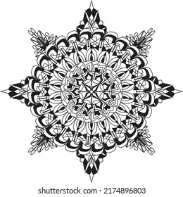 coloring mandala relaxing pattern anti stress meditation colorful decoration