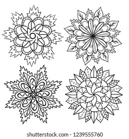 coloring mandalas set