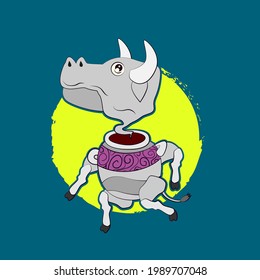 coloring monster, vector illustration for children shirt, background