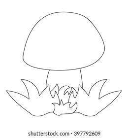 Coloring: mushroom (cep)