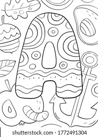 Download Alphabet Coloring Pages Hd Stock Images Shutterstock