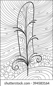 Coloring page. Birds of a feather.