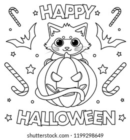 4000 Top Halloween Coloring Pages Black Cat Download Free Images