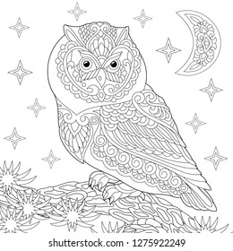 Coloring Page Coloring Book Anti Stress Stock Vector (Royalty Free ...