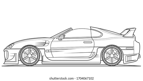 Car Drawing Images, Stock Photos & Vectors | Shutterstock