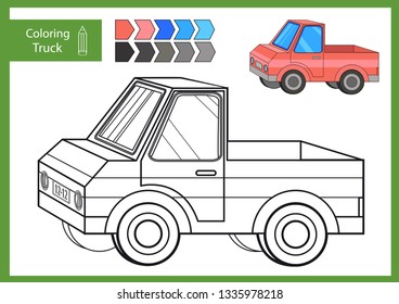 coloring page book drawing worksheets car stock vector royalty free 1335978218