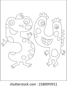 coloring page coloring book page coloring book page for kids line art vector art number funny kids