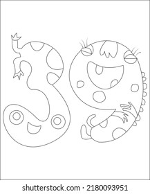coloring page coloring book page coloring book page for kids line art vector art number funny kids